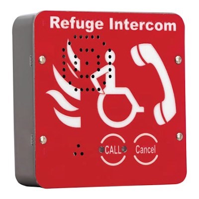 Eaton VoCALL Type B Refuge Outstation - Red Surface Mount