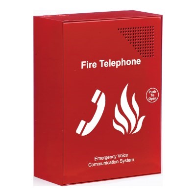 C-TEC SigTEL Type A Fire Telephone Outstation - Red Surface Mount