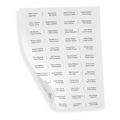 Comelit Ultra Nameplate Label Sheets