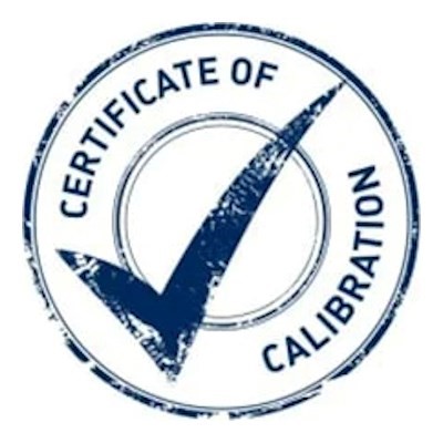 GTE KMG Calibration Certificate