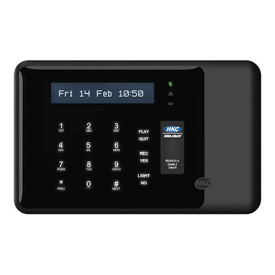 HKC Wireless Slimline Touch Screen Keypad (Black)