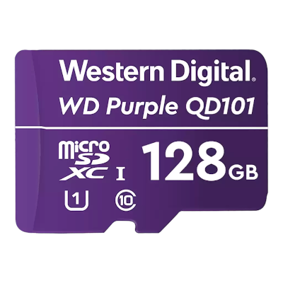 WD Purple 128GB microSD Card