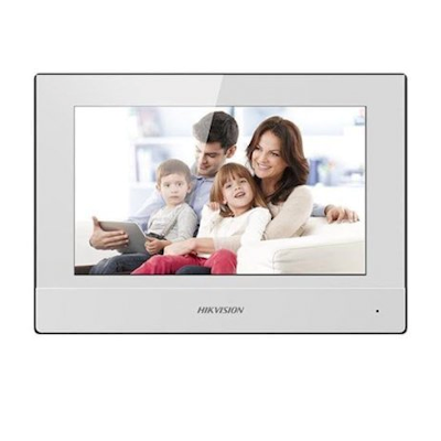 Hikvision DS-KH6320-WTE1 7” Touch Screen IP Video Intercom Monitor With WiFi (White)