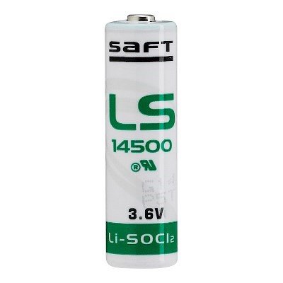 Saft 3.6V (LS14500) 2.6 Ah Battery
